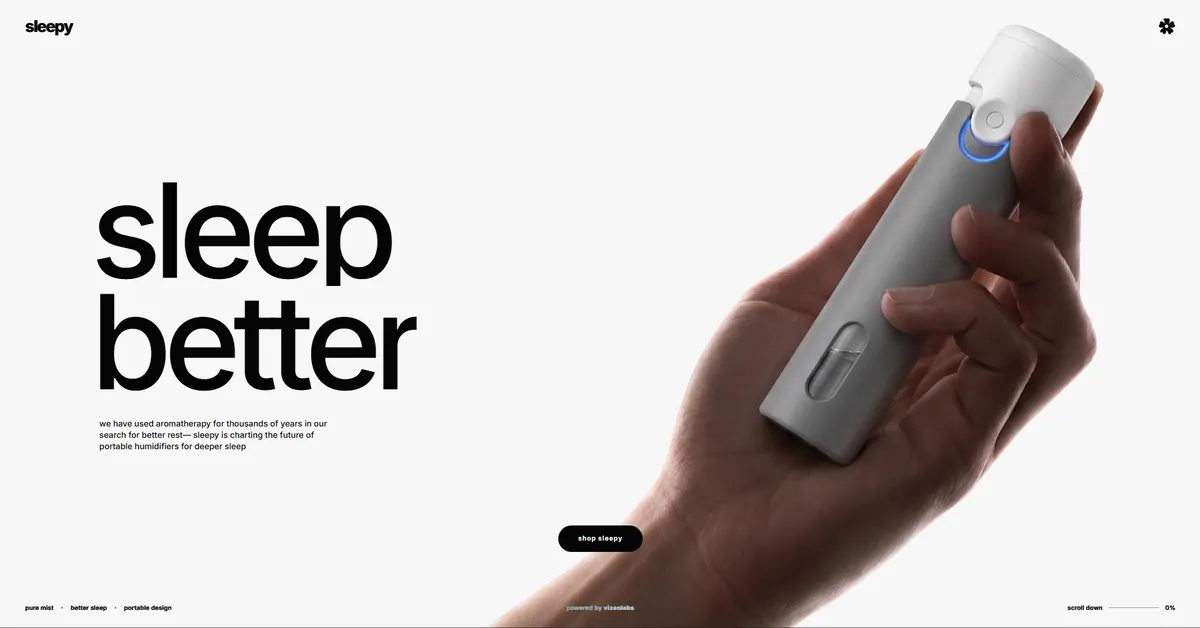 Sleepy product story preview